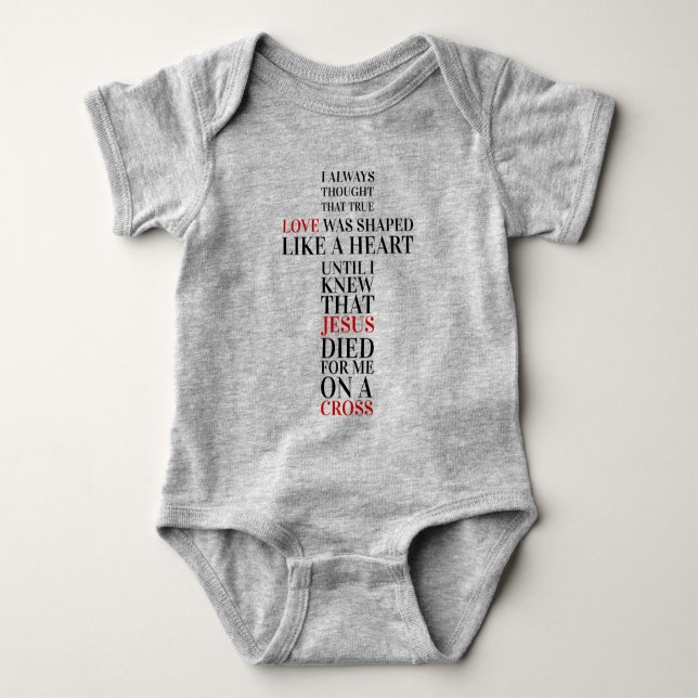 Wahre Liebe Baby Strampler (Vorderseite)