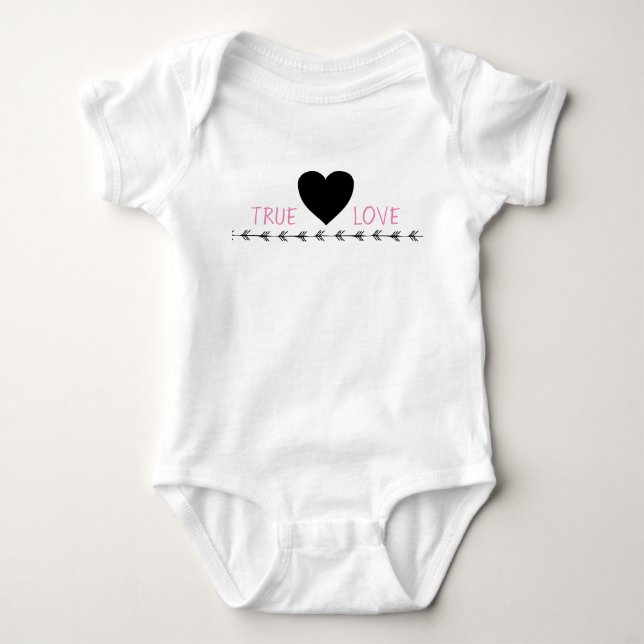 Wahre Liebe Baby Strampler (Vorderseite)
