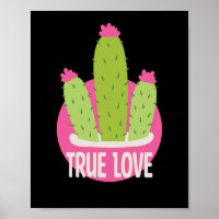 Wahre Liebe Kawaii Kakteen grün und rosa