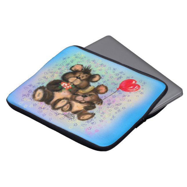 Wahre Liebe Laptopschutzhülle (Vorne Oben)