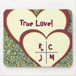 Wahre Liebe! Mausunterlage Mousepad