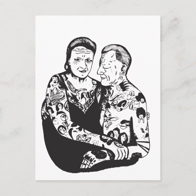 Wahre Liebe Postkarte (Vorderseite)