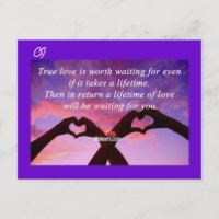 Wahre Liebe - Postkarte