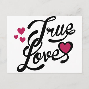 wahre Liebe Postkarte