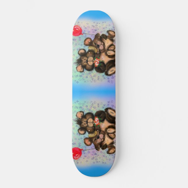 Wahre Liebe Skateboard (Vorderseite)