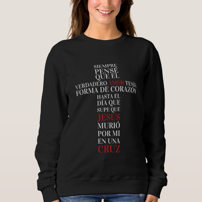 Wahre Liebe Sweatshirt (Vorderseite)