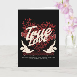Wahre Liebe Valentinstag Karte