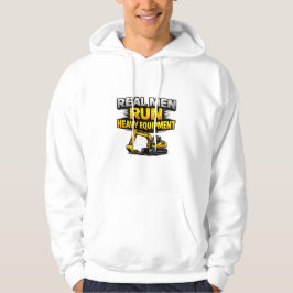 Wahre Männer fahren schweres Gerät Hoodie