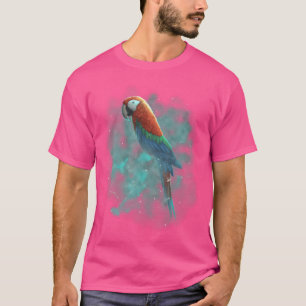 Wahre Parrot Kosmische Galaxie Himmelfahrt Weltrau T-Shirt
