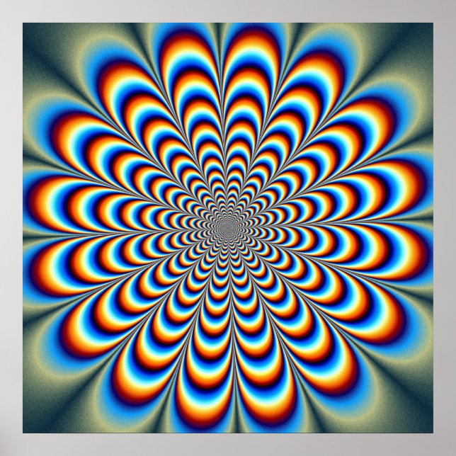 "Wahre Stärke ist die Blume der Weisheit" Poster (Vorne)