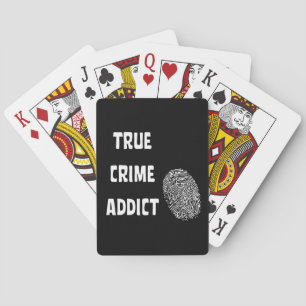 Wahre Verbrechenssüchtige Spielkarten