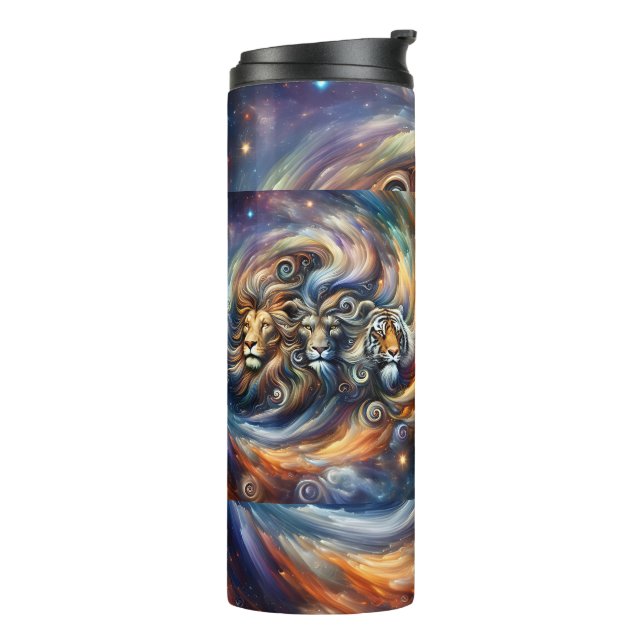 Wahre Zuhause und Leben Thermosbecher (Nach links gedreht)