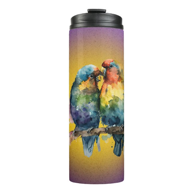 Wahre Zuhause und Leben Thermosbecher (Vorderseite)