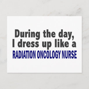 Während des Tages Strahlentherapie Onkologie Postkarte