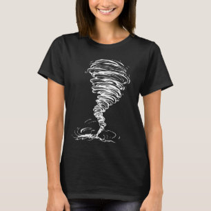 Während Sturm Tornado Twister Hurrikan Wetter Scar T-Shirt