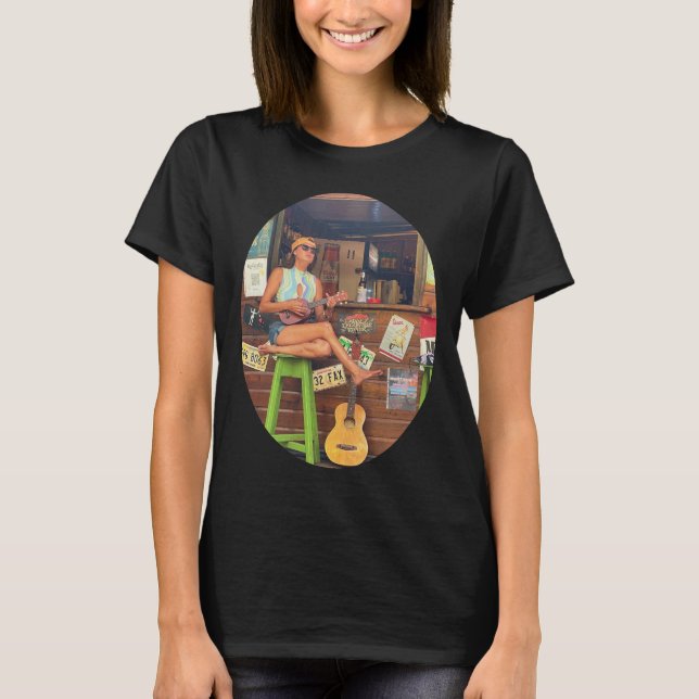 Während wir können Oval T-Shirt (Vorderseite)