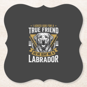 Wahrer Freund Labradorhund Untersetzer