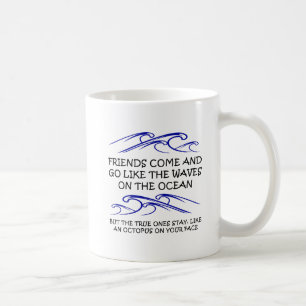 Wahrer Freund Oktopus Lustiger Becher Kaffeetasse