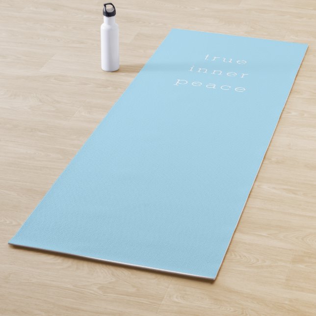 Wahrer innerer Frieden Minimalistischer Yogamatte (Beispiel)
