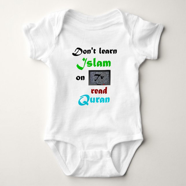 Wahrer Islam las Quran Baby Strampler (Vorderseite)
