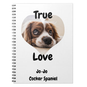 Wahrer Liebe Hund Notizblock