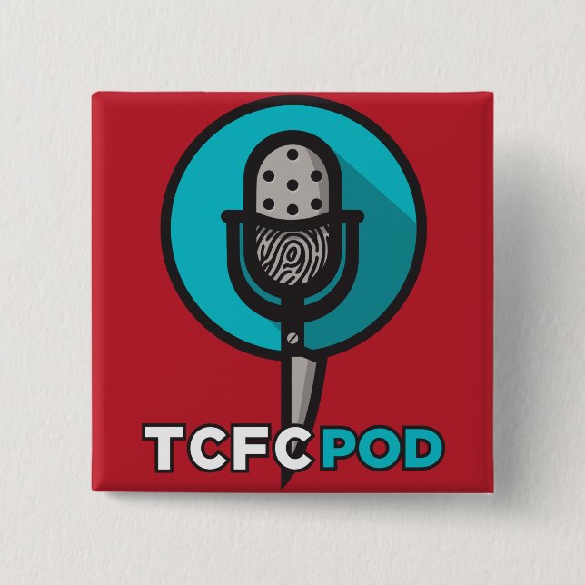 Wahrer Verbrechen-Fanclubknopf! Button (Vorderseite)