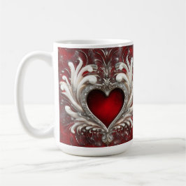 Wahres Herz Valentinas Tasse des Kaffees