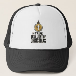 Wahres Licht des Weihnachts-Vintage-Christlichen-O Truckerkappe