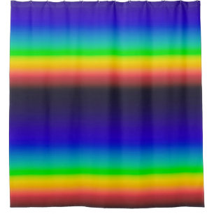Wahres Solarspektrum Duschvorhang