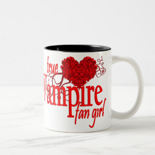 Wahres Vampirsfanmädchen Zweifarbige Tasse