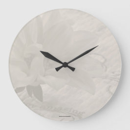 Wahrhaft Phantastisch Dahlia Große Wanduhr