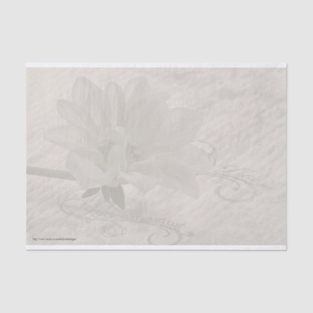 Wahrhaft Phantastisch Dahlia Seidenpapier (Vorderseite)