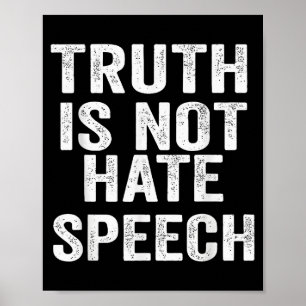 Wahrheit ist keine Hassrede Poster