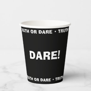 Wahrheit oder wagen Party Game DARE Black Beer Pon Pappbecher