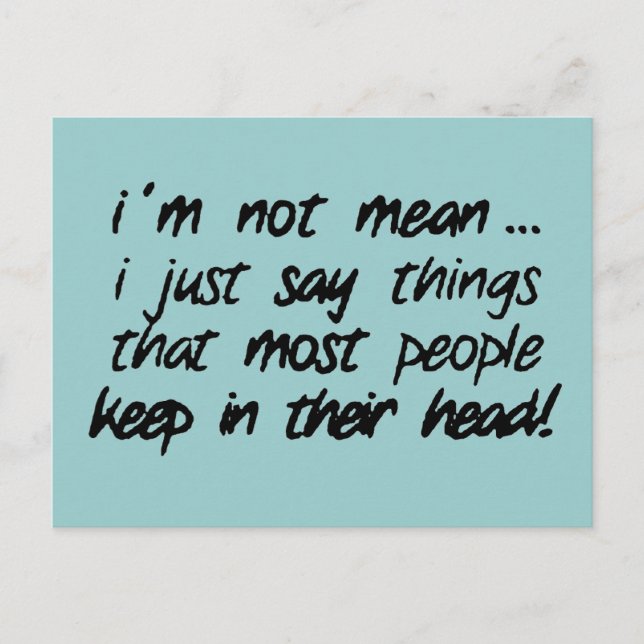 Wahrheit Postkarte (Vorderseite)