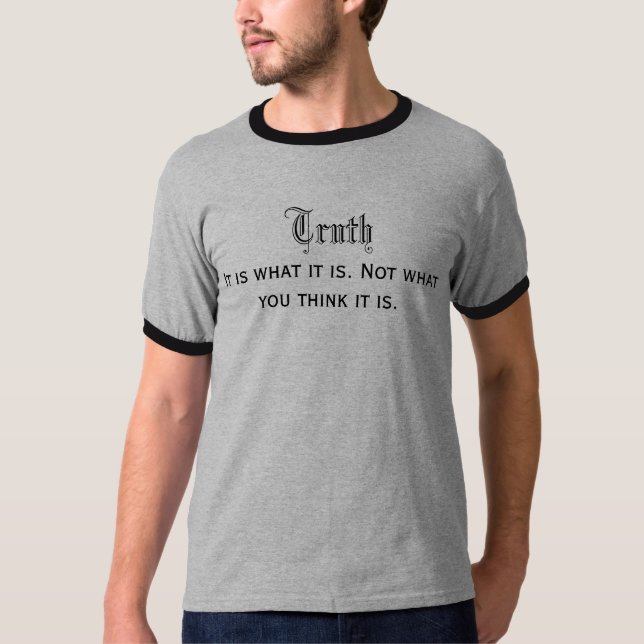 Wahrheit T-Shirt (Vorderseite)