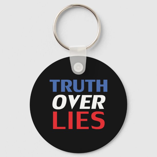 "Wahrheit über Lügen" Schlüsselanhänger (Vorderseite)