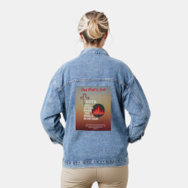 Wahrheit wird Denim Jacket Stand halten Jeansjacke