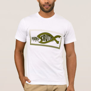 WAHRHEITS-CHRISTLICHER FISCH ISST DARWIN T-Shirt