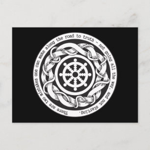 Wahrheits-Dharma-Rad Postkarte