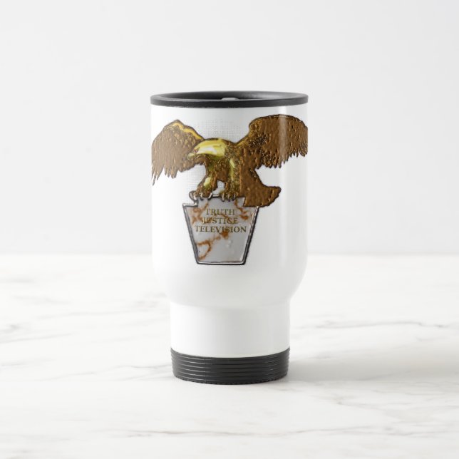 Wahrheits-Gerechtigkeits-Fernsehen Reisebecher (Mittel)