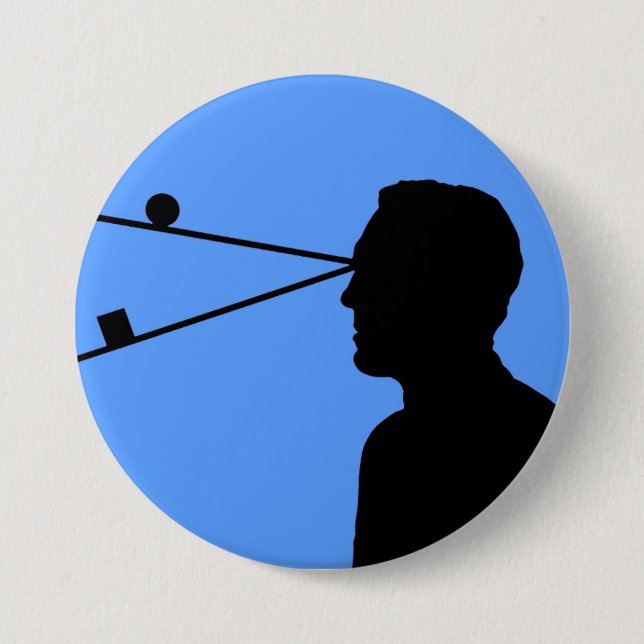 Wahrheits-Test Button (Vorderseite)