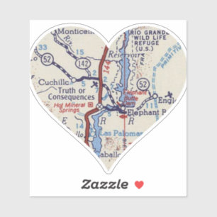 Wahrheitsgehalt oder Folgen Vintager Karte Aufkleber