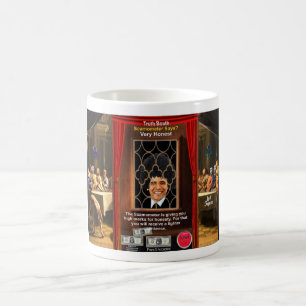 Wahrheitsstand und die Geständnisse des Präsidente Kaffeetasse