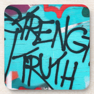 Wahrheitsstärke Getränkeuntersetzer