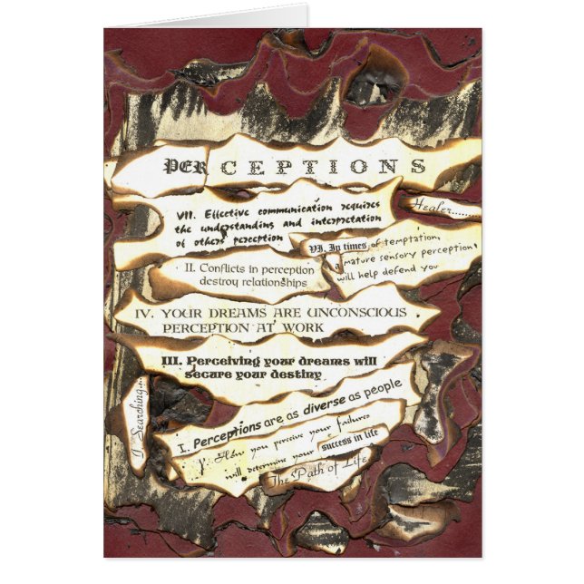 Wahrnehmungen (Vorne)