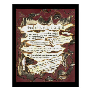 Wahrnehmungen Poster