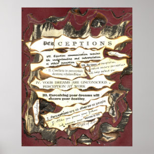 Wahrnehmungen Poster