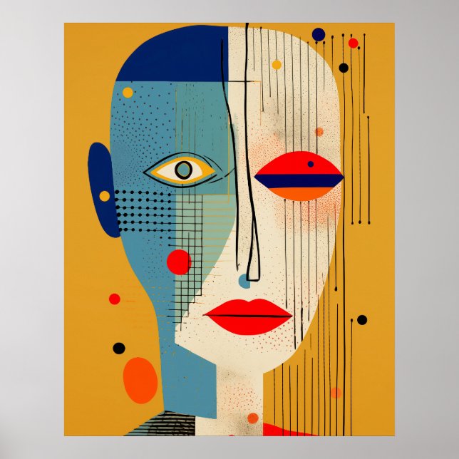 Wahrnehmungsspektrum Abstrakt Poster (Vorne)