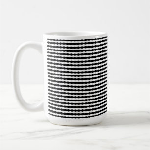 Wahrnehmungswellen in Schwarz und Weiß, Kaffeetasse